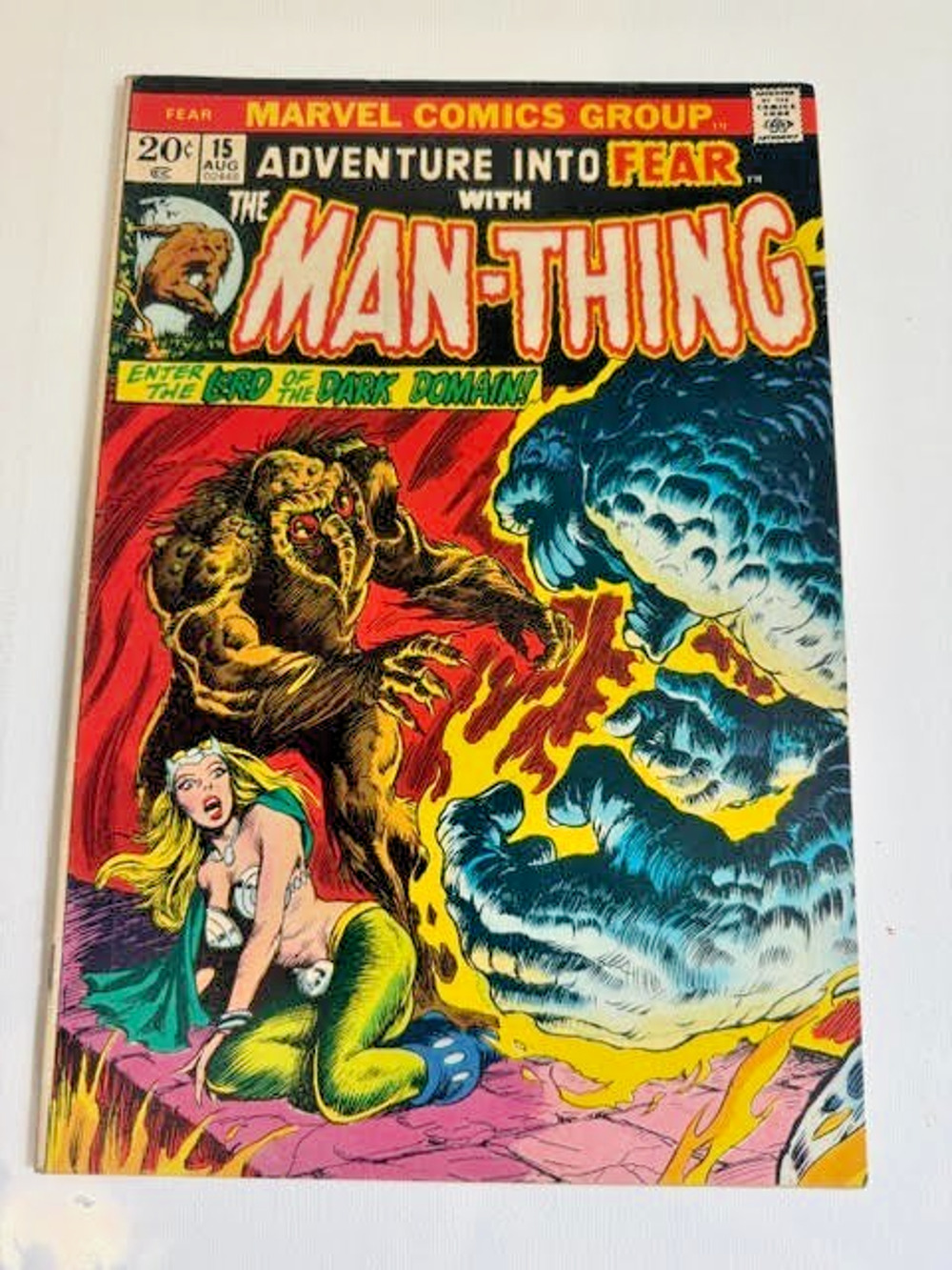 Adventure Into Fear #15 Man-Thing Marvel Comics 1973 Bronze Age Gerber